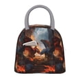 thumbnail image 1 of Balery Lava Dragon Bolsa de Almuerzo para Mujeres, Caja de Almuerzo, Bolsa de Almuerzo Pequeña Impermeable, Tote de Almuerzo Reutilizable con Gran Capacidad, 1 of 6