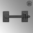 thumbnail image 4 of Fence Gate Latch Lock Black Wrought Iron Gate Latch 12 Inch | Renovator's Supply, 4 of 4
