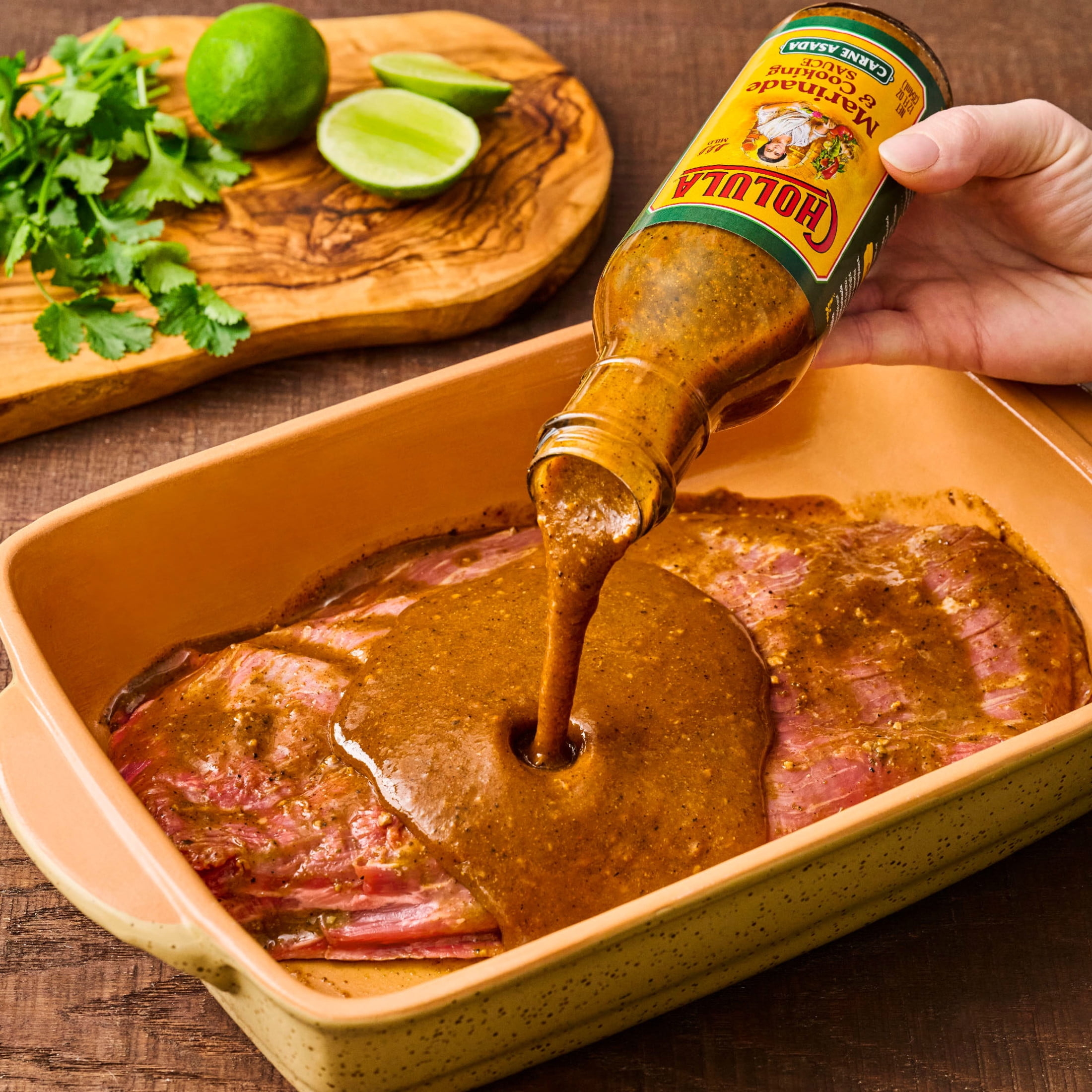 (6 pack) Cholula Carne Asada Marinade & Cooking Sauce, 12.0 fl oz Bottle