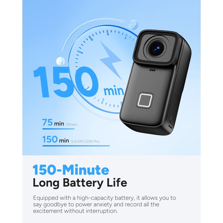 SJCAM C200 Pro 4K Waterproof Action Camera 30M Underwater EIS