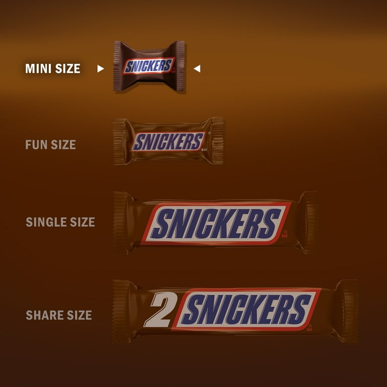 Snickers Fun Pack - Shareable Mini Size Milk Chocolate Candy