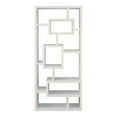 thumbnail image 3 of Furniture of America Aix Modern 16-Shelf Geometric Bookcase, White, 3 of 6