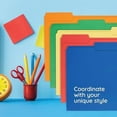 thumbnail image 6 of 100  Colored File Folders Letter Size with 1/3 Cut Tabs, Assorted Colored Folders, Durable 11pt Paper, Colorful File Folders for Files, Multi Color File Folders, Reinforced Tabs, 6 of 9