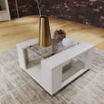 thumbnail image 4 of Mesa De Centro Maderkit con Vidrio color Niebla blanco, 4 of 6