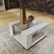 thumbnail image 4 of Mesa De Centro Maderkit con Vidrio color Niebla blanco, 4 of 6