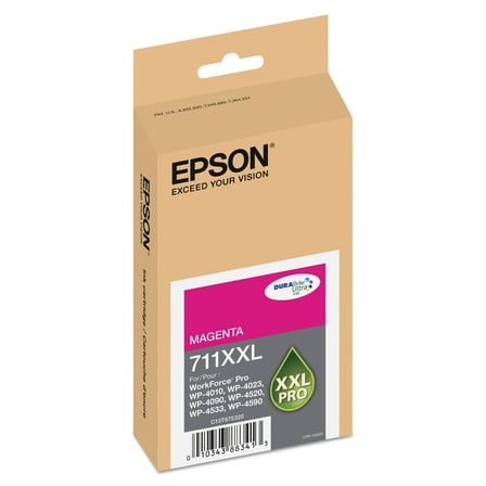 Epson T711XXL320 (711XL) DURABrite Ultra High-Yield Ink, Magenta