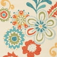 thumbnail image 2 of Surya SOM7706-913 9 x 13 ft. Storm Indoor & Outdoor Rectangle Area Rug - Sky Blue, Burnt Orange & Khaki, 2 of 3