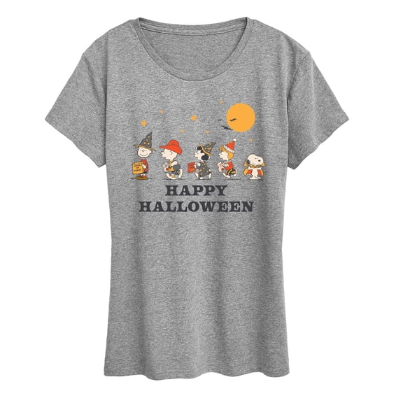 Peanuts - Happy Halloween Women's Short Sleeve Graphic T-Shirt