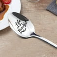 thumbnail image 3 of Oiur Soup Spoon Smooth Surface Anti-scald Handle Stainless Steel Cooking Utensils Table Spoon Kitchen Supply, 3 of 8