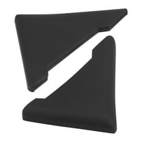 2pcs Universal Car Vehicle Door Corner Edge Guards Bumper Protector Cover Black