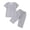 W-Light Purple17, variant on Lounge Set For Women Short Sleeve Tops Capri Pants Oversized 2Pcs Pjs Set Comfy Sleepewar Outfit Cozy Nightwear