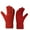 Red, variant on PRINxy Unisex Diamond Cable Knit Winter Gloves, Elastic Ribbed Wrist Warm Accessory For Cold Indoor Daily Tasks Red