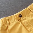 thumbnail image 5 of Odeerbi 1-8 Años Niños Pantalones Cortos Cargo Verano Pantalones Cortos Deportivos Color Sólido Cintura Elástica Casual Cómodo Pantalón Exterior, 5 of 5