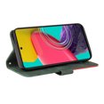 thumbnail image 2 of Compatible Samsung Galaxy M53 5G Case, Leather Wallet Case Stand View Magnetic Clasp Book Flip Folio Phone Cover - Green, 2 of 5