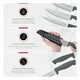 thumbnail image 4 of Juego de Cuchillos de Cocina con Fundas Protectoras Cookify, Cuchillas de Acero Inoxidable 6 piezas, 4 of 6