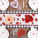 thumbnail image 4 of ZHAOCHENG Camino de mesa para el día de San Valentín, diseño de lunares y corazones rojos, decoración de mesa de granja decorativa para cocina, comedor, cena, fiesta, L - 33 x 275 cm, 4 of 5