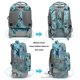 thumbnail image 4 of Mochila Rolling Tilami con ruedas de 19 pulgadas para niños y niñas, 4 of 6