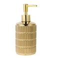 thumbnail image 1 of Ceramic Shampoo Conditioner Body Wash Bottles Golden 1Set 6.9x3.1in, 1 of 1
