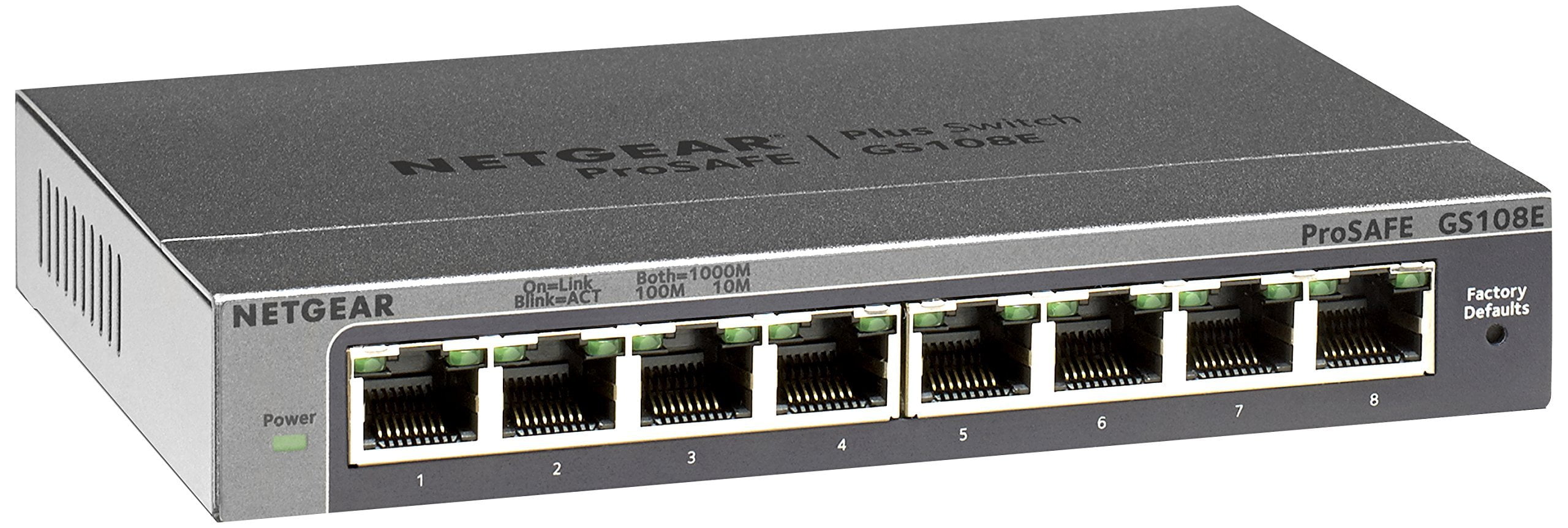 NETGEAR 8Port Gigabit Smart Managed Plus Switch (GS108Ev3