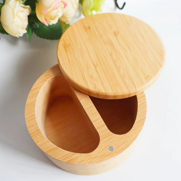 Compartment and Pepper Dispenser with Rotating Lid and Integrated Spoon for Effortless Seasoning