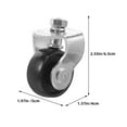 thumbnail image 4 of 2 Pcs Roues de Remplacement pour Cric de 2 Tonnes, 4 of 8