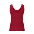 thumbnail image 4 of cocolona Womens Summer V Neck Tank Tops 2025 Fashion Casual Sleeveless Ribbed Knit Shirts Lightweight Comfy Sweater Tops, 4 of 7