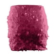 thumbnail image 4 of Sequin Glitter Bodycon Mini Skirt With Reflective Metallic Shine For Night Out Party And Club Wear, 4 of 5