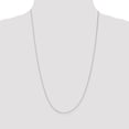thumbnail image 2 of 14k White Gold .5mm Baby Box Chain Necklace Pendant Charm, 2 of 7