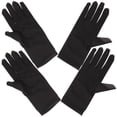 thumbnail image 1 of MasteelfCA 2 Paires Gants Courts en Satin pour Femmes Gants de Robe pour Opéra Soirée Fête Danse, 1 of 8