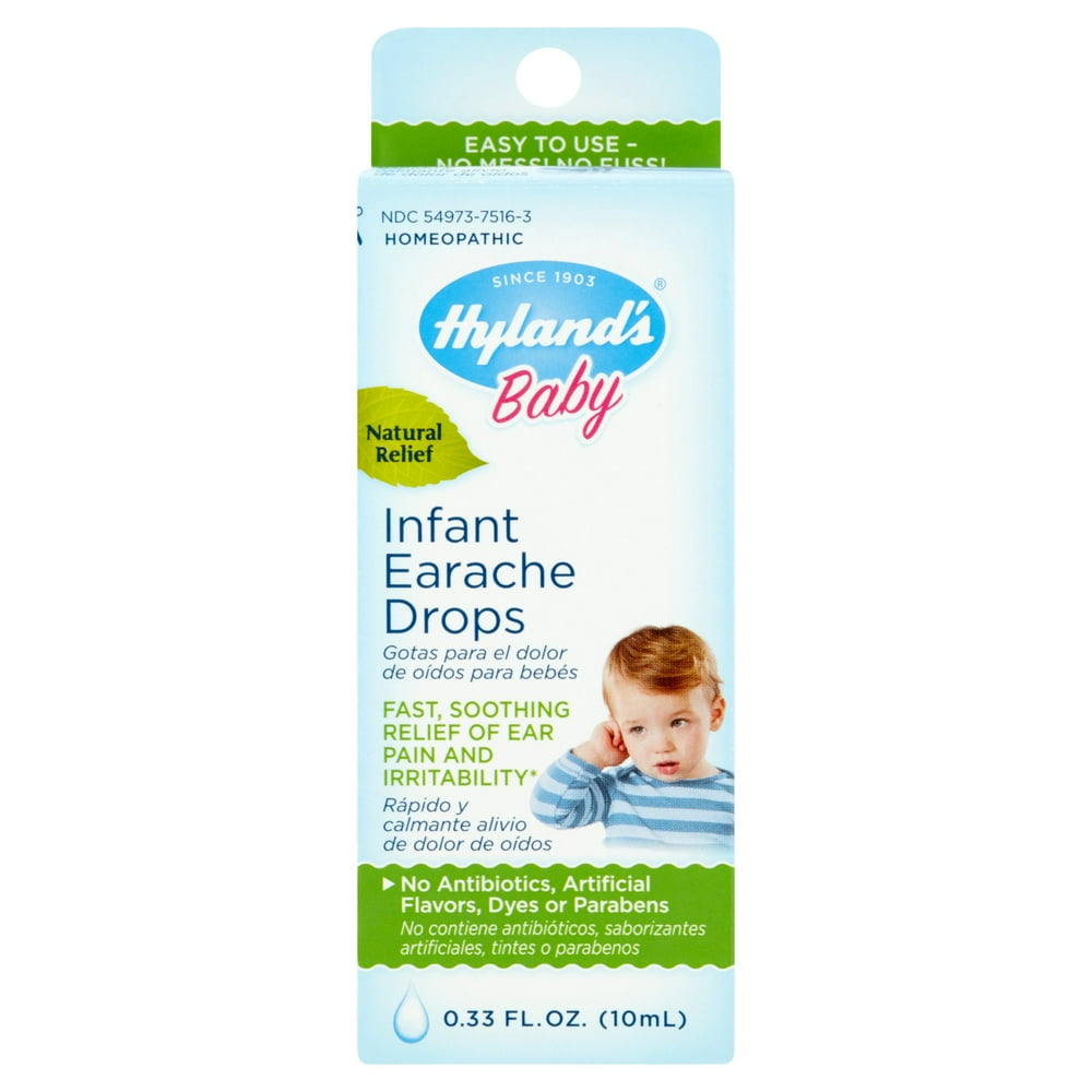 Hyland's Baby Homeophatic Infant Earache Drops, 0.33 fl oz Walmart