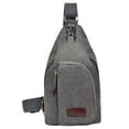 thumbnail image 2 of mtvxesu Over the Shoulder Bags for Women, Canvas Sling Bag Small Crossbody Backpack Hiking Daypack Rucksack for Men Women Outdoor Cycling Travel Travel Tote Bags Work Limited Time Offer, 2 of 8