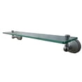 thumbnail image 2 of Kingston Brass BA1119C Victorian Glass Shelf, Polished Chrome, 2 of 10