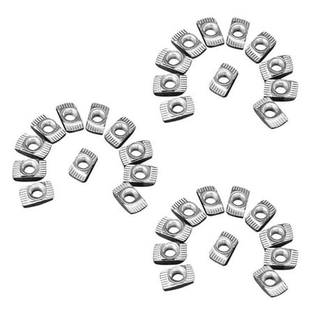 

300 Pcs Hammer Nut Carbon Steel Aluminum Connector T Fastener Sliding Nut