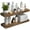 Brown - 2 - 24, variant on Floating Shelves for Wall Set of 3-Rustic Brown Solid Wood Wall Mounted Shelves,16" Long x 7" Deep x 1.6" Thick,Heavy Duty Shelving for Bedroom, Living Room, Kitchen, Bathroom (16inch)
