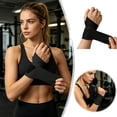 thumbnail image 1 of Serevi Lightweight Portable Adjustable Wrist Wraps Elastic Compression Support with Thumb Loop for Outdoor Hiking Trekking Mountaineering Non- Protective Gear Sleeves, 1 of 3
