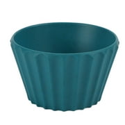 Mainstays 8-Ounce Eco-Friendly Bamboo Melamine Round Mini Bowl, Teal