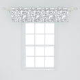 thumbnail image 2 of Ambesonne Vegetable Window Valance, Organic Harvest Products, 54" X 12", Blue Grey White, 2 of 3