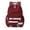 Red, variant on Multi-Pocket Casual Backpack, Large Capacity Travel Daypack, Fashion Utility Rucksack, Adjustable Strap Carry Backpack, Water Resistant Knapsack, Accessory Pouch Included Backpack