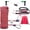 Red, variant on Dog Tie Out Cable for Camping, Dog Trolley System and 4ft Bungee Leash for Dogs Up to 400lbs, Suitable for Camping, Yard and Outdoor Events (Red for2, 50Ft)
