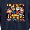 thumbnail image 3 of Paw Patrol - Lil Pups Big Trucks - Toddler And Youth Crewneck Fleece Sweatshirt, 3 of 6
