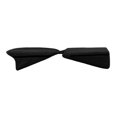 thumbnail image 3 of Cojín de cuña para asiento de coche, reposapiernas, almohadilla niveladora, alfombrilla, accesorios interiores, transpirable Negro, 3 of 8