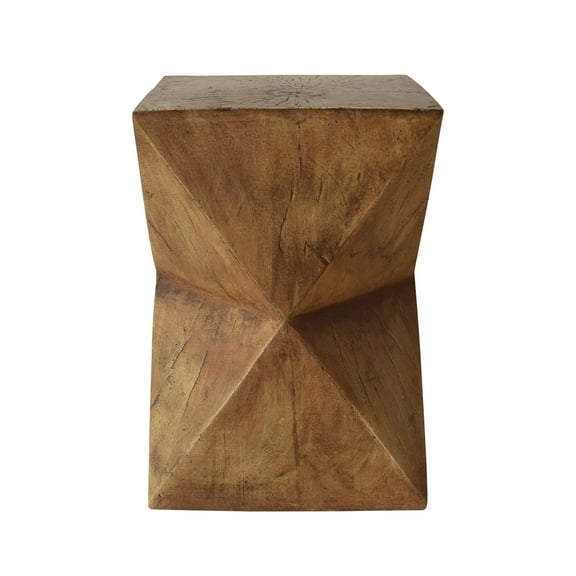 Lux Outdoor Lightweight Concrete Accent Table, Natural