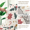thumbnail image 5 of Yayeee 2 Pack Dining Chair Covers Stretch Parson Chairs Slipcovers Seat Protector, Beige Christmas Candy Canes, 5 of 6