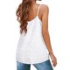 thumbnail image 5 of Moda mujer verano Casual tirantes telescópicos Color sólido Tops Sling chaleco Pompotops  qyievc1474, 5 of 7