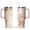 Pink-28, variant on 40oz Pioneer Tumbler with Handle Lid and Straw,Colorful Floral Tumblers Gifts for Women Girls Men Adults（Black）