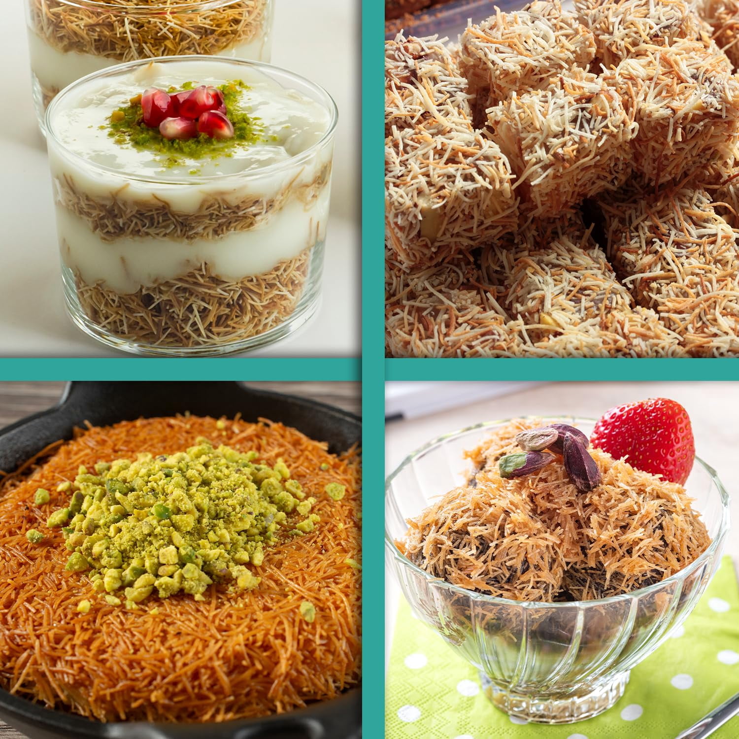 Ceres Gourmet Cooked and Chopped Kataifi, Shredded Pastry Dough