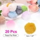 thumbnail image 2 of Uxcell 20 Paquete de Bolas de Pom Pom de Piel Sintética, 2 Pulgadas de Pompones Suaves y Esponjosos para Gorras, Llaveros, Bufandas, Guantes, Accesorios de Bolsas, Amarillo Oscuro, 2 of 7