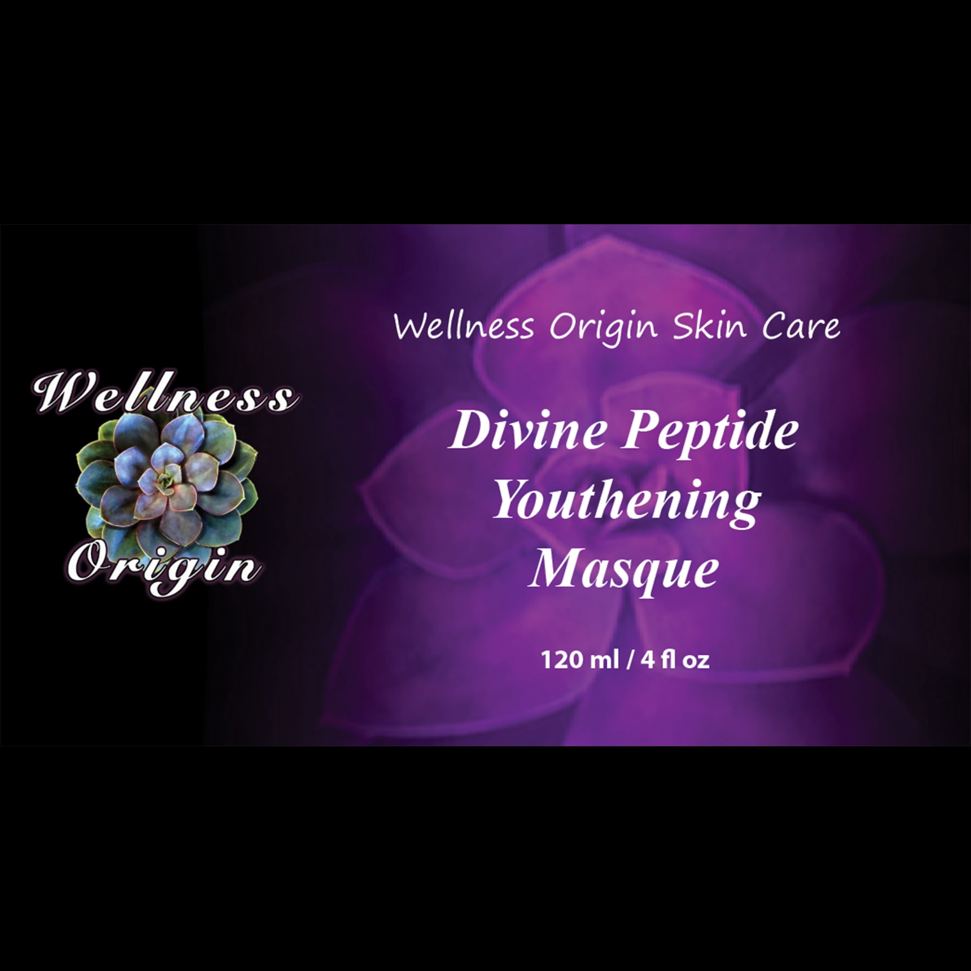 Wellness Origin Organic Divine Peptide Youthening Facial Mask, 4 oz