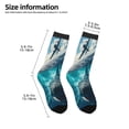 thumbnail image 2 of Fuzoiu Airplane Shark Print Kids Socks For Boys Girls,Grip Crew Socks with Non Slip,Lightweight Stretch Crew Socks,Toddlers Crew Boot Socks, 2 of 5