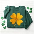 thumbnail image 4 of Women's St. Patrick's Day Graphic Print Long Sleeve Round Neck Sweatshirt Top, 4 of 6